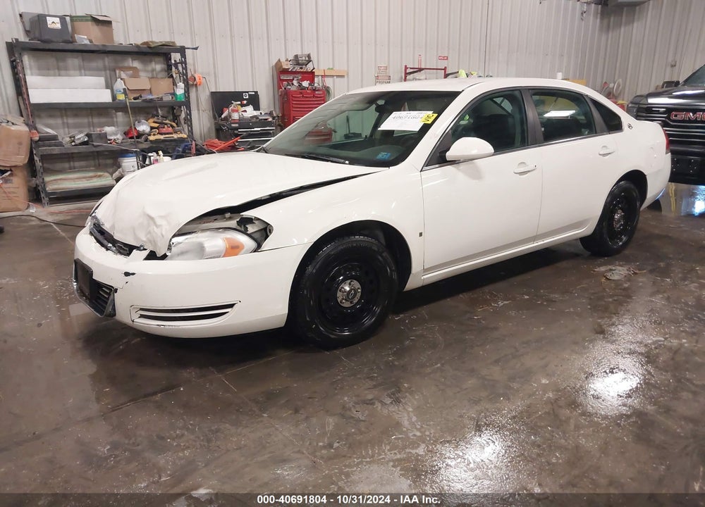 2008 CHEVROLET IMPALA POLICE VIN: 2G1WS553881364471