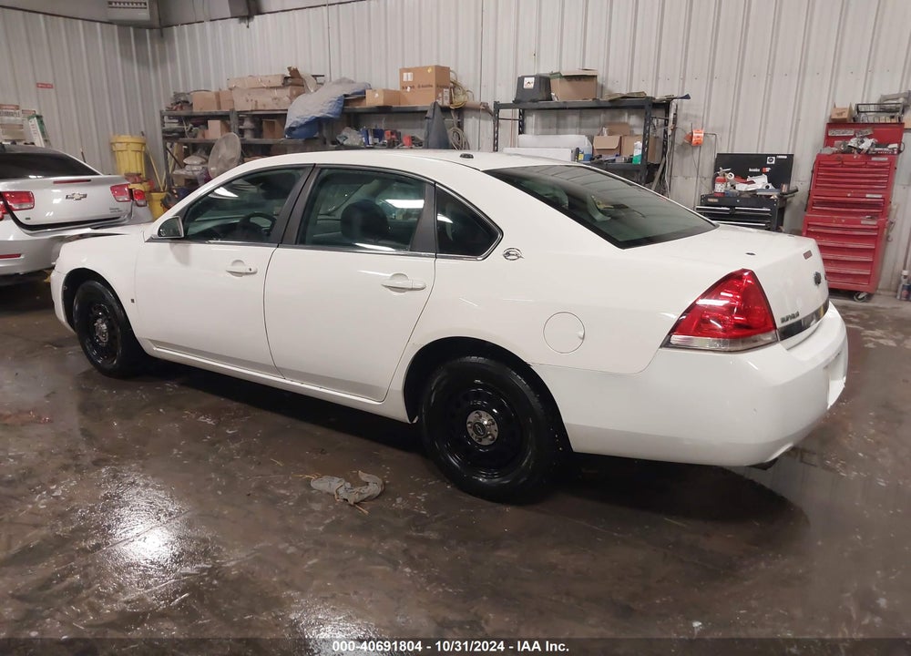 2008 CHEVROLET IMPALA POLICE VIN: 2G1WS553881364471