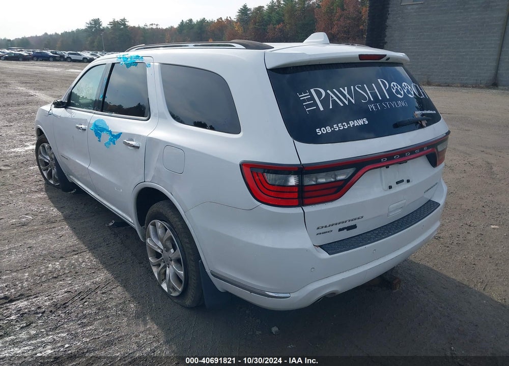 2017 DODGE DURANGO CITADEL AWD VIN: 1C4RDJEG2HC675057