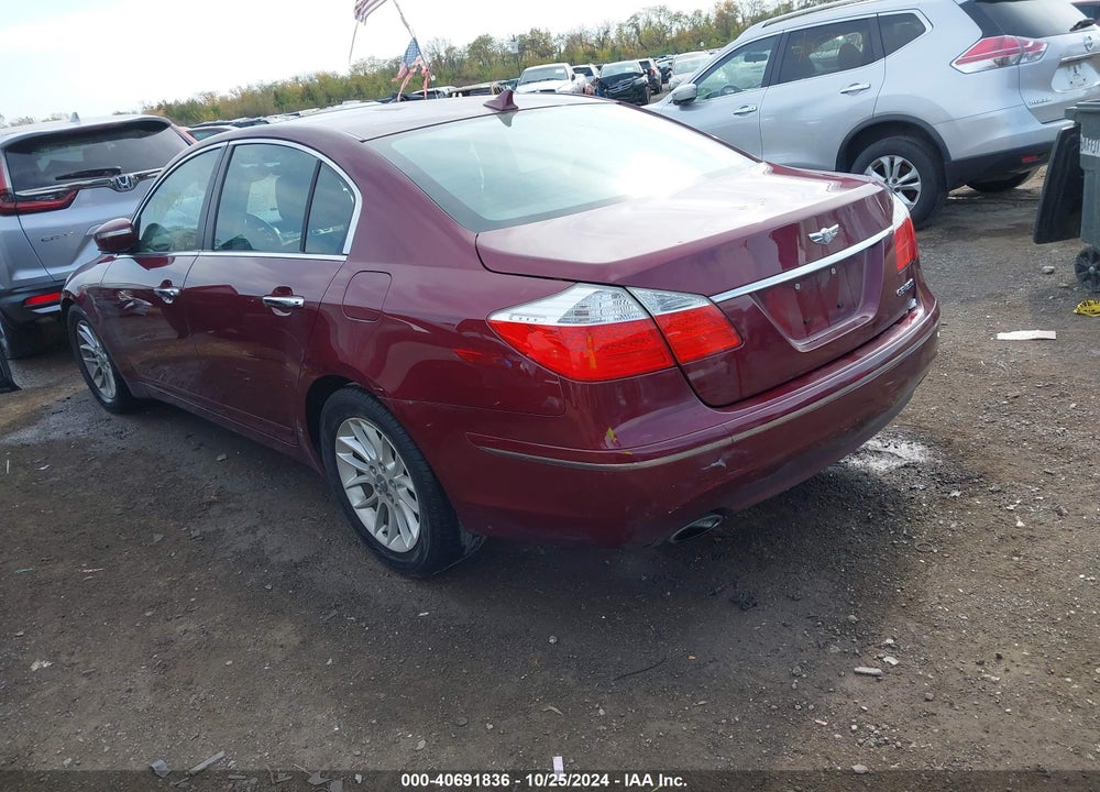 2009 HYUNDAI GENESIS 3.8 VIN: KMHGC46E09U044050