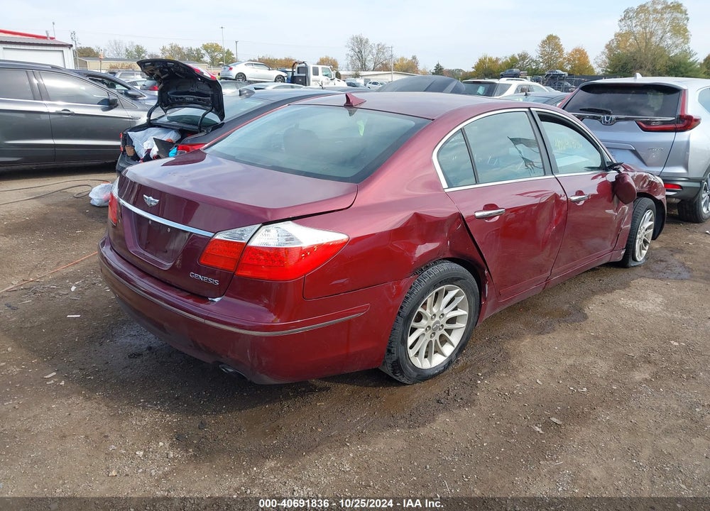 2009 HYUNDAI GENESIS 3.8 VIN: KMHGC46E09U044050