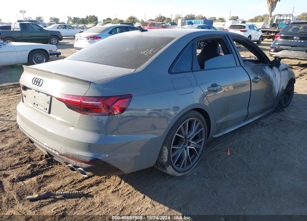 2022 AUDI S4 PREMIUM PLUS TFSI QUATTRO TIPTRONIC VIN: WAUB4AF43NA024336