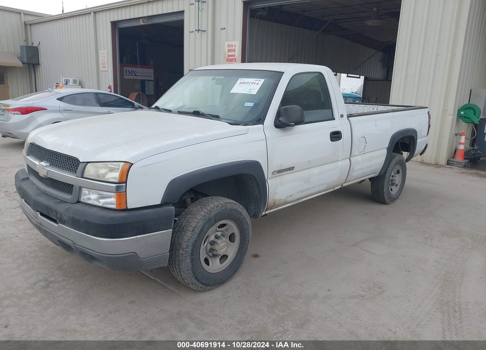 2004 CHEVROLET SILVERADO 2500HD WORK TRUCK VIN: 1GCHC24U34E140295