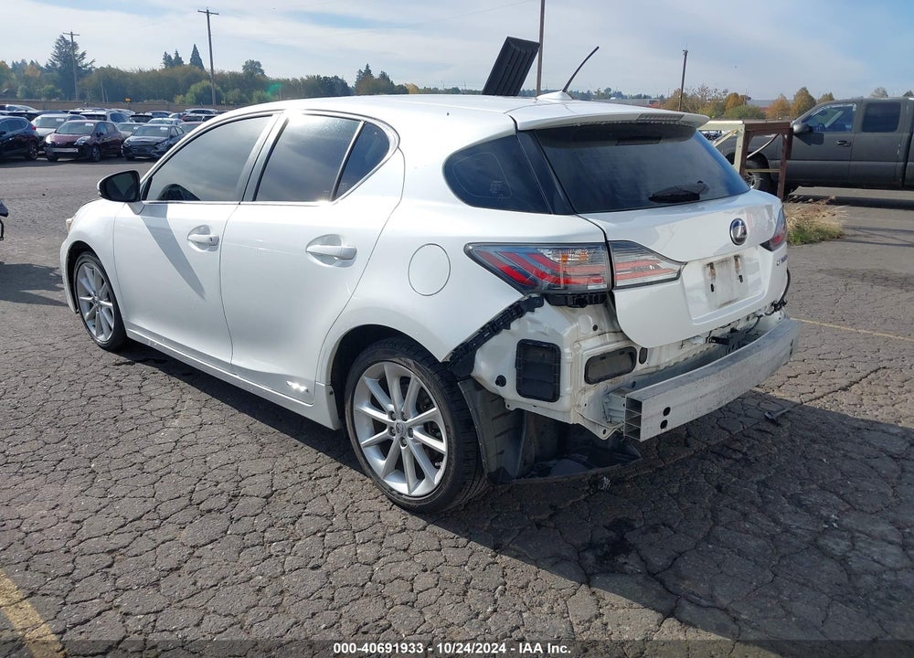 2013 LEXUS CT 200H VIN: JTHKD5BH9D2173411