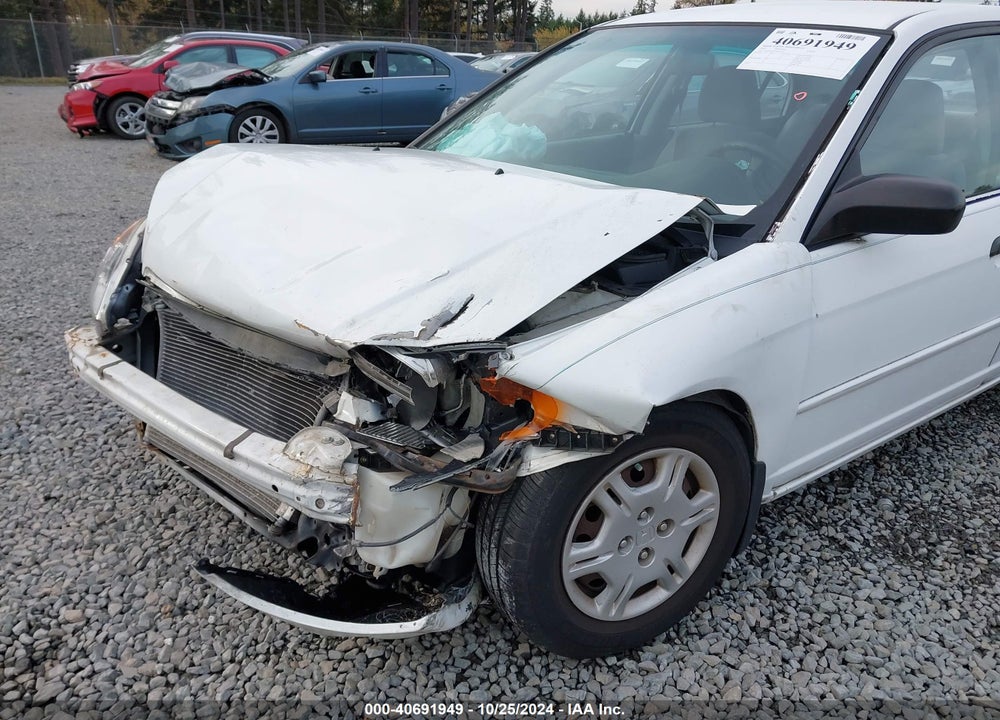 2001 HONDA CIVIC LX VIN: 2HGES16511H571522