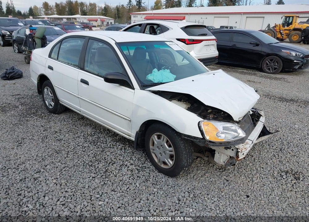 2001 HONDA CIVIC LX VIN: 2HGES16511H571522