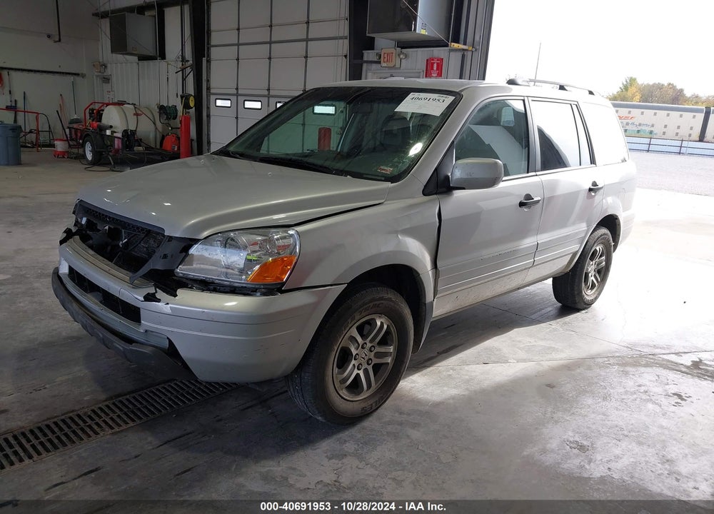 2004 HONDA PILOT EX-L VIN: 2HKYF18594H620622