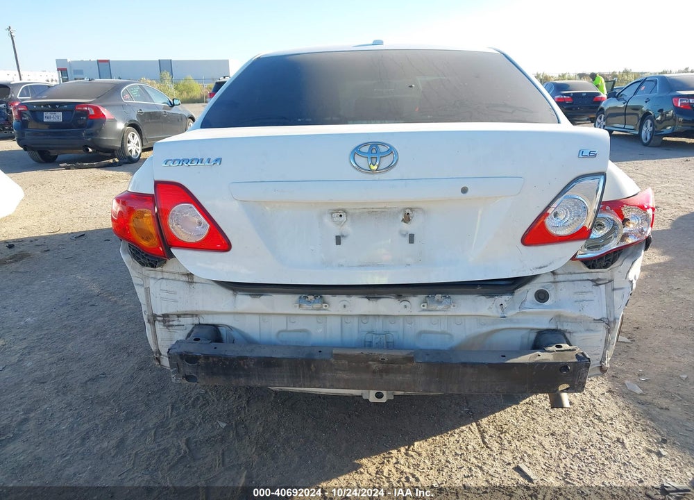 2009 TOYOTA COROLLA LE VIN: 2T1BU40E49C189044