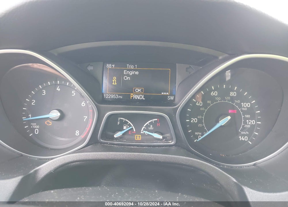 2017 FORD FOCUS SE VIN: 1FADP3K22HL225453