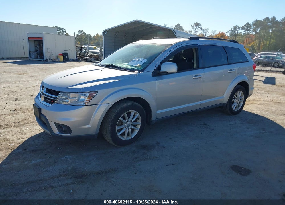 2013 DODGE JOURNEY SXT VIN: 3C4PDCBG9DT661713