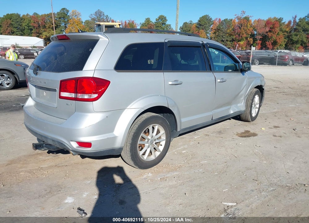 2013 DODGE JOURNEY SXT VIN: 3C4PDCBG9DT661713