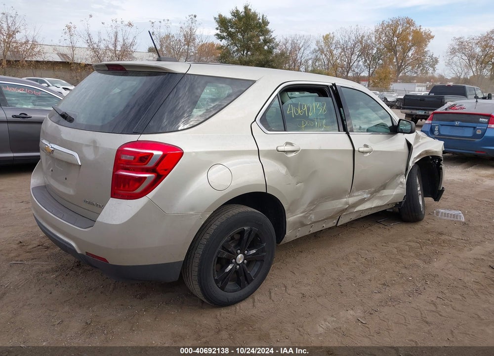 2016 CHEVROLET EQUINOX LS VIN: 2GNALBEK9G1163589