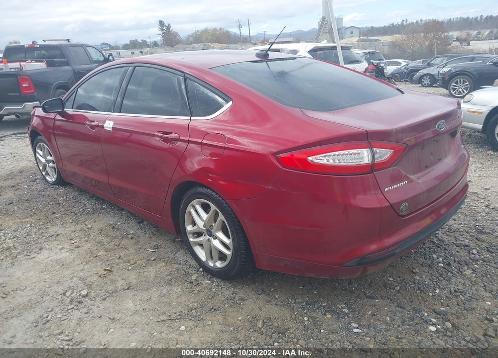 2016 FORD FUSION SE VIN: 3FA6P0H79GR121228