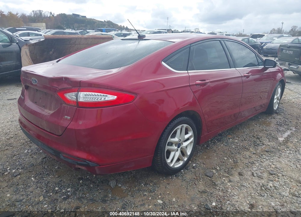 2016 FORD FUSION SE VIN: 3FA6P0H79GR121228