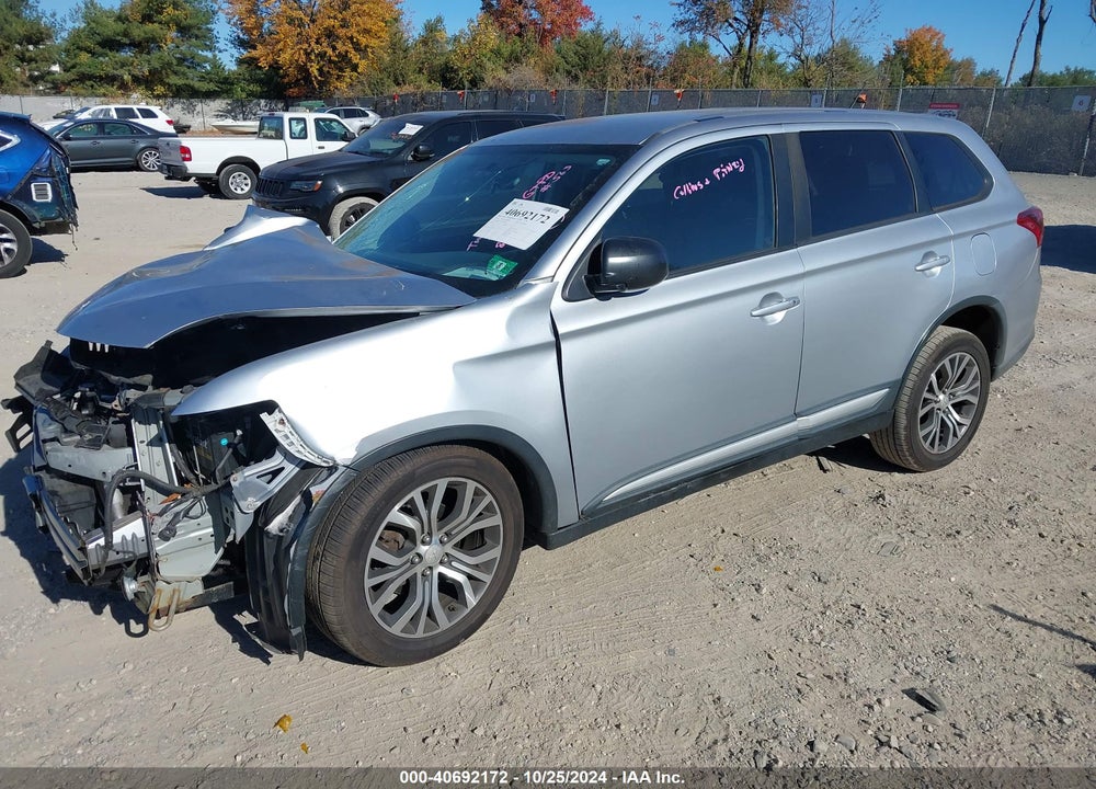 2016 MITSUBISHI OUTLANDER ES VIN: JA4AZ3A36GZ040863