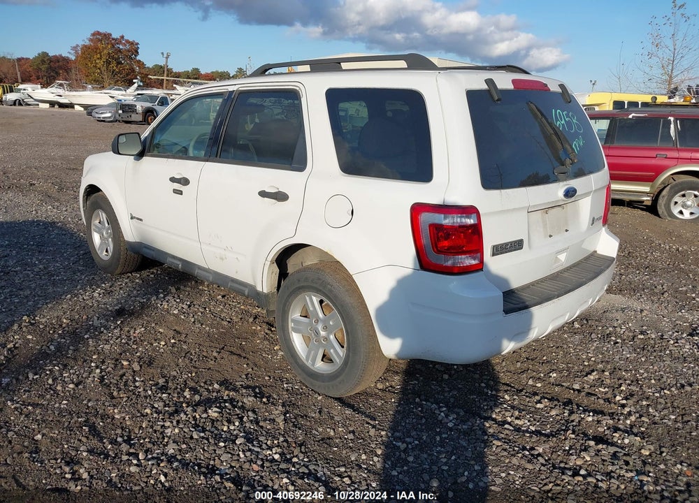 2011 FORD ESCAPE HYBRID VIN: 1FMCU5K31BKB73972