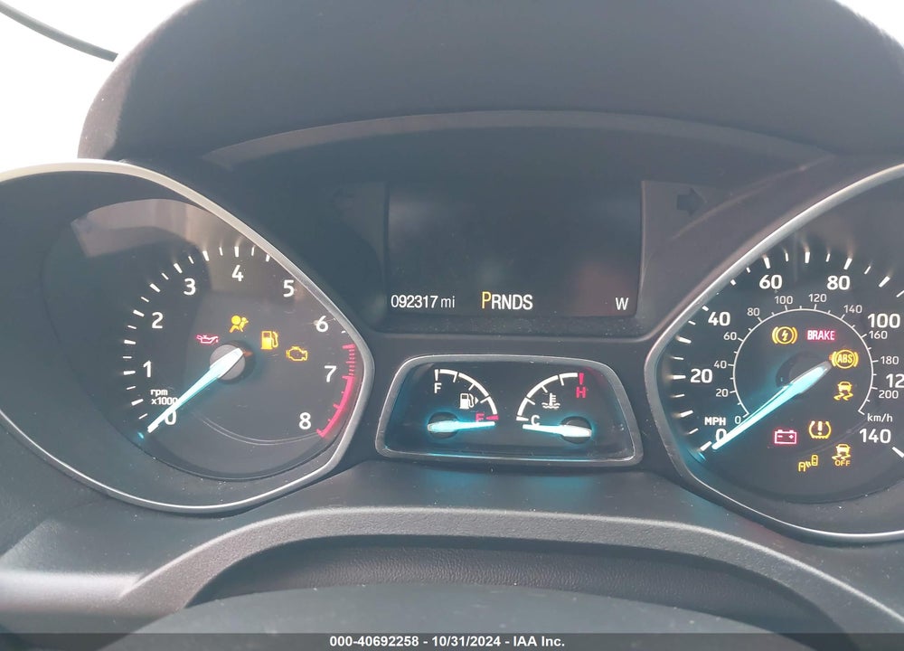 2017 FORD ESCAPE SE VIN: 1FMCU9G97HUD42989
