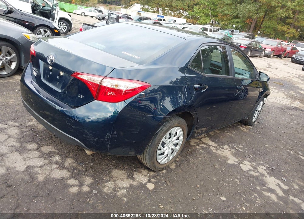 2018 TOYOTA COROLLA LE VIN: 5YFBURHE0JP766514