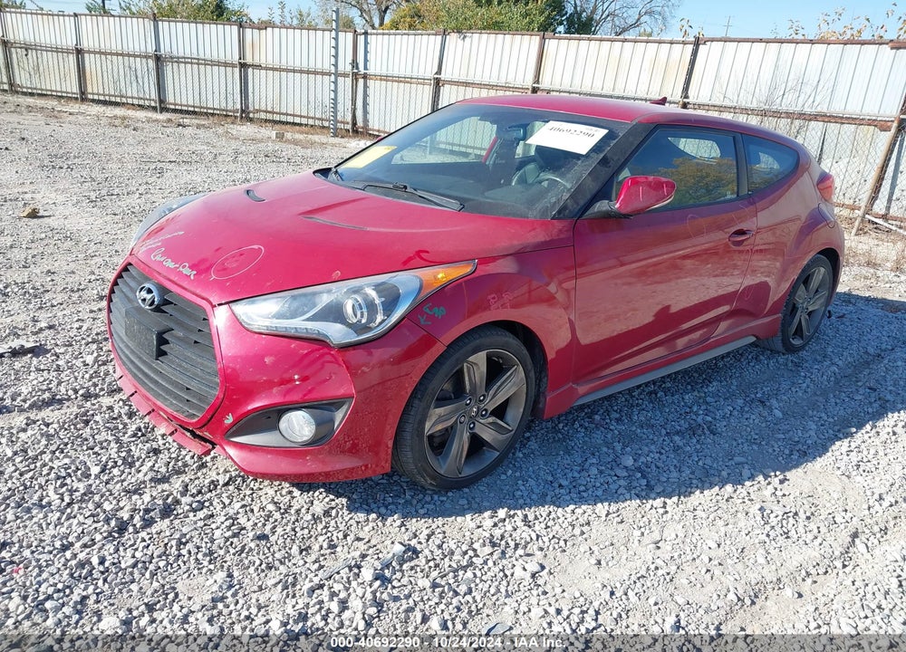 2015 HYUNDAI VELOSTER TURBO VIN: KMHTC6AE0FU221550