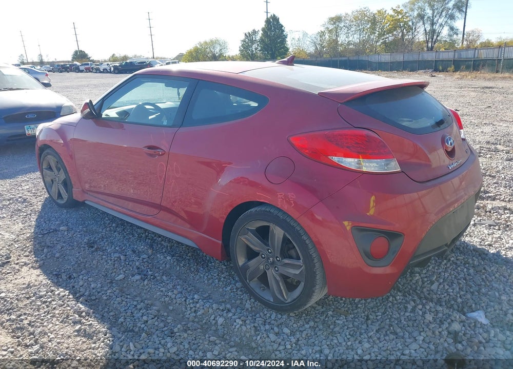 2015 HYUNDAI VELOSTER TURBO VIN: KMHTC6AE0FU221550