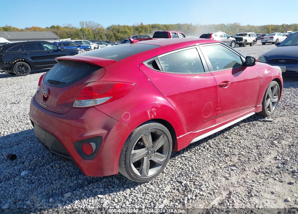 2015 HYUNDAI VELOSTER TURBO VIN: KMHTC6AE0FU221550