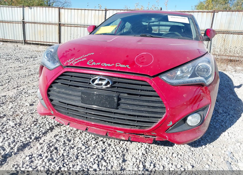 2015 HYUNDAI VELOSTER TURBO VIN: KMHTC6AE0FU221550