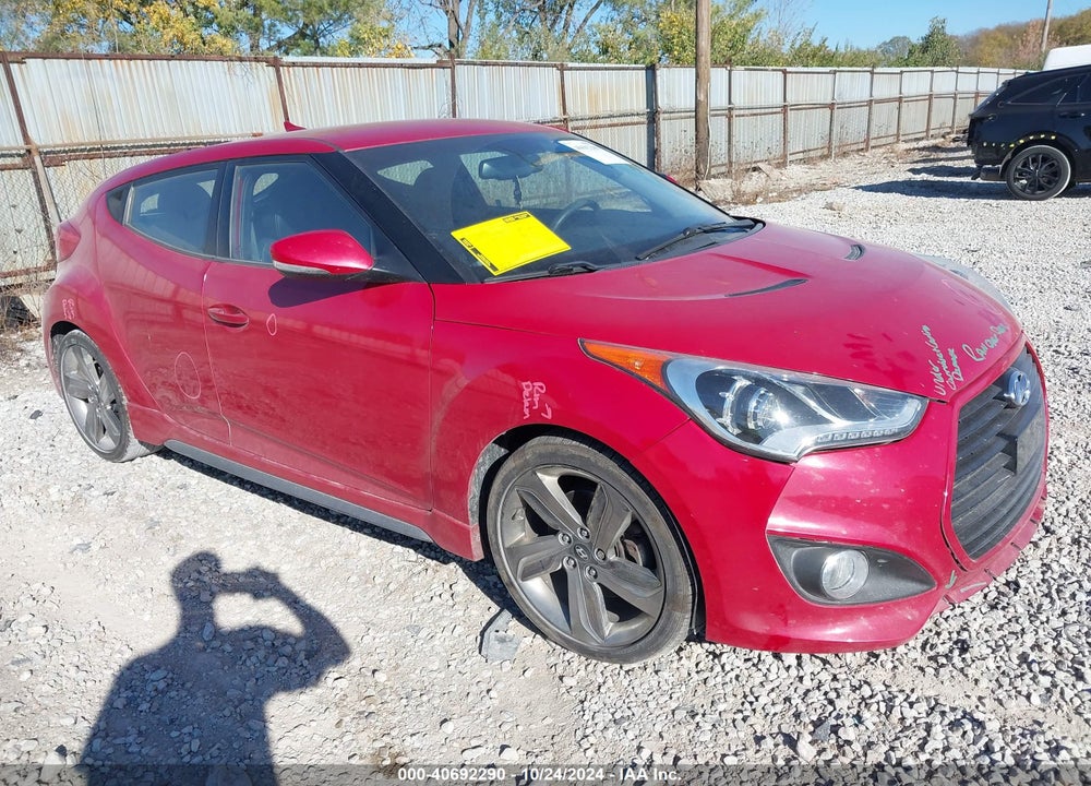 2015 HYUNDAI VELOSTER TURBO VIN: KMHTC6AE0FU221550