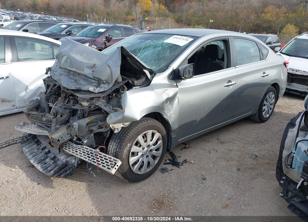 2014 NISSAN SENTRA S VIN: 3N1AB7AP7EY314361