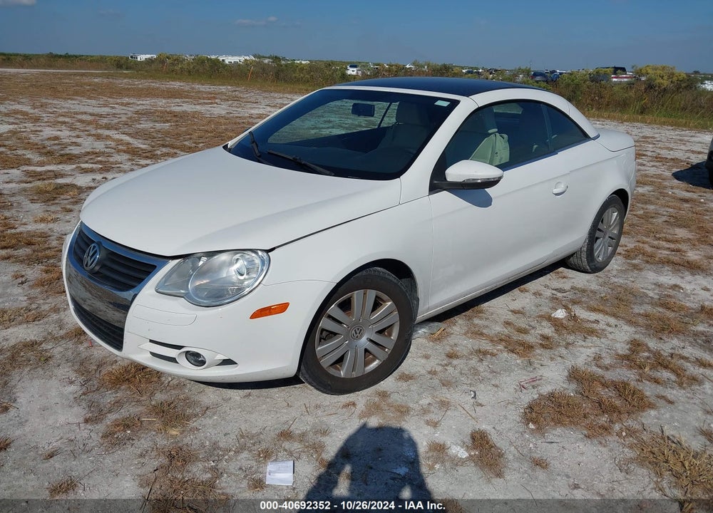 2010 VOLKSWAGEN EOS KOMFORT VIN: WVWBA7AH8AV021492