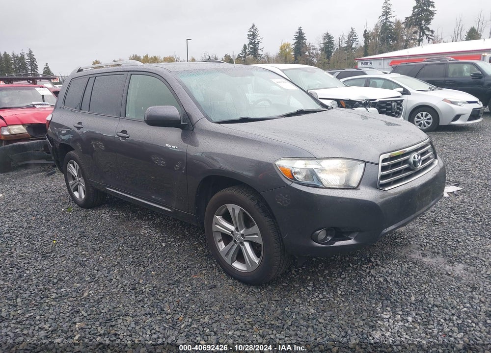 2009 TOYOTA HIGHLANDER SPORT VIN: JTEES43A392142741