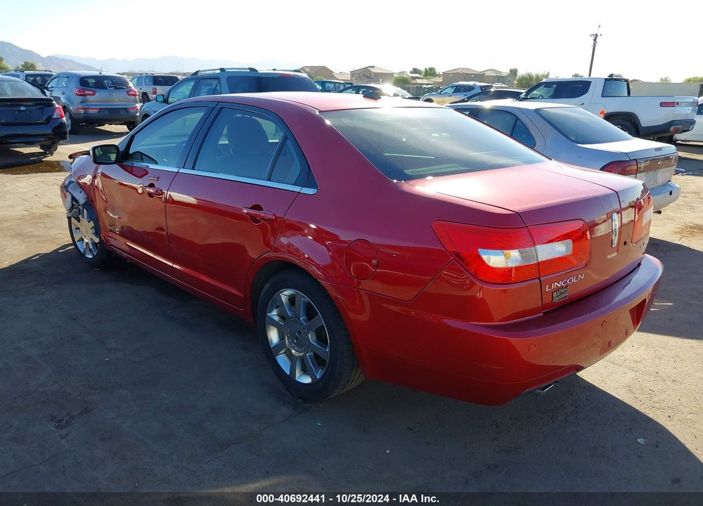 2009 LINCOLN MKZ VIN: 3LNHM26T59R619139