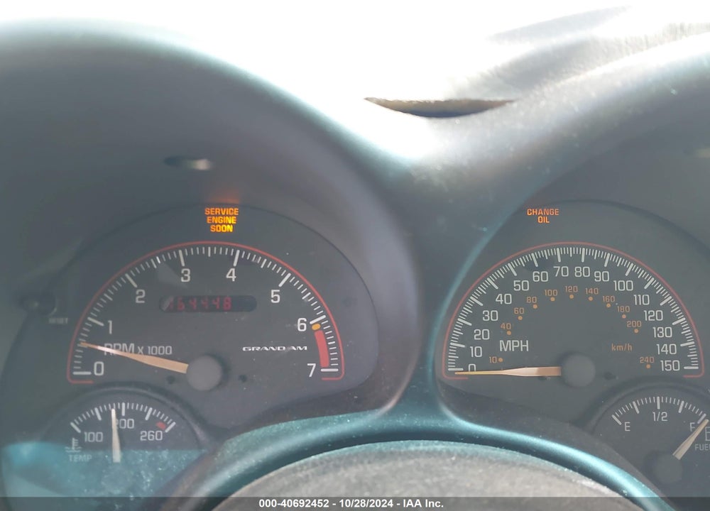 2001 PONTIAC GRAND AM GT VIN: 1G2NW52E21C144809