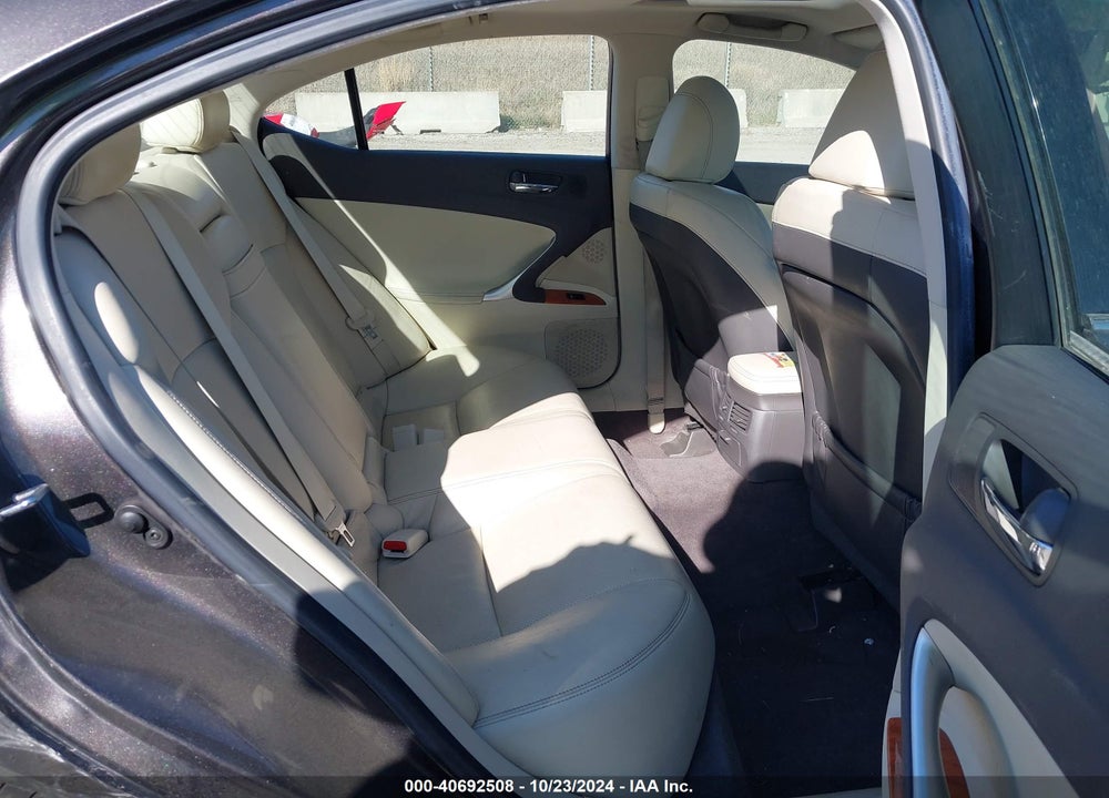 2009 LEXUS IS 250 VIN: JTHCK262392030783