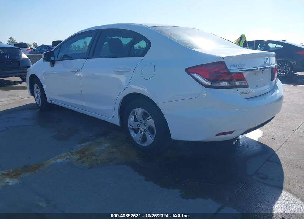 2014 HONDA CIVIC LX VIN: 19XFB2F50EE034229