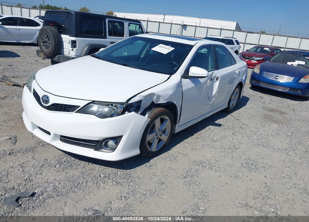 2012 TOYOTA CAMRY SE VIN: 4T1BF1FK9CU538548