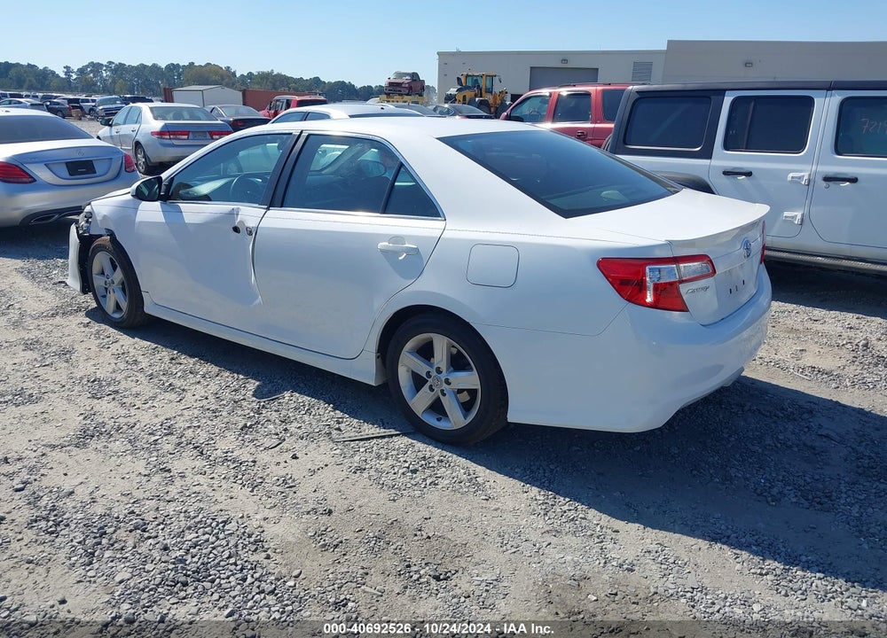 2012 TOYOTA CAMRY SE VIN: 4T1BF1FK9CU538548