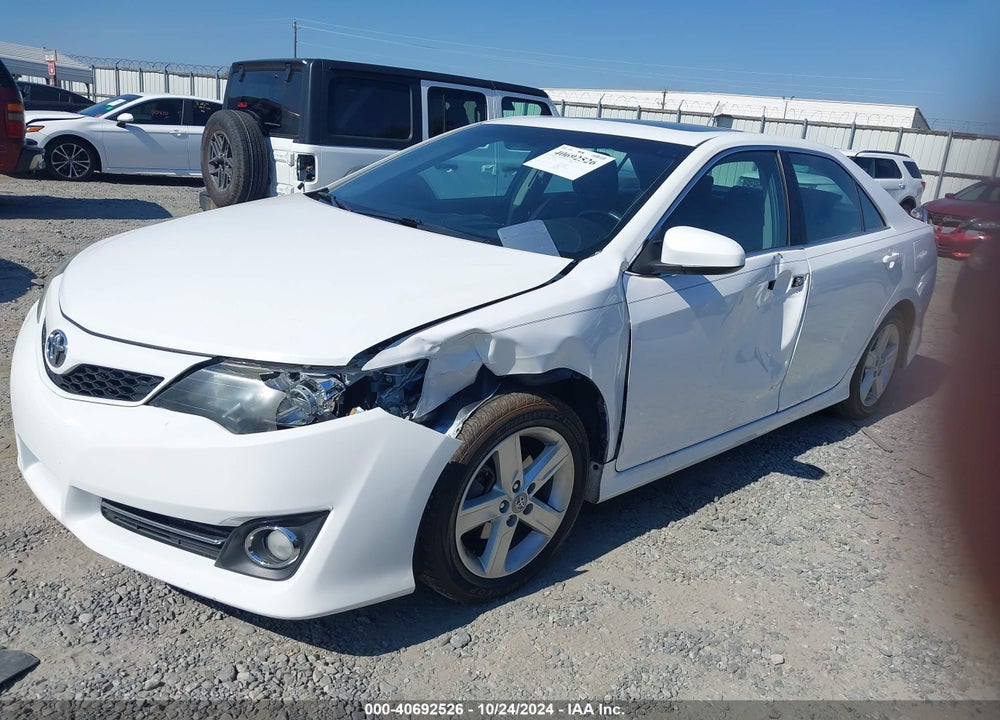 2012 TOYOTA CAMRY SE VIN: 4T1BF1FK9CU538548
