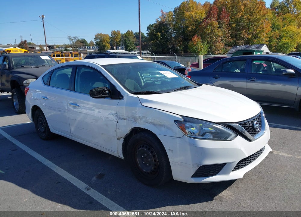 2019 NISSAN SENTRA S VIN: 3N1AB7AP5KY370259