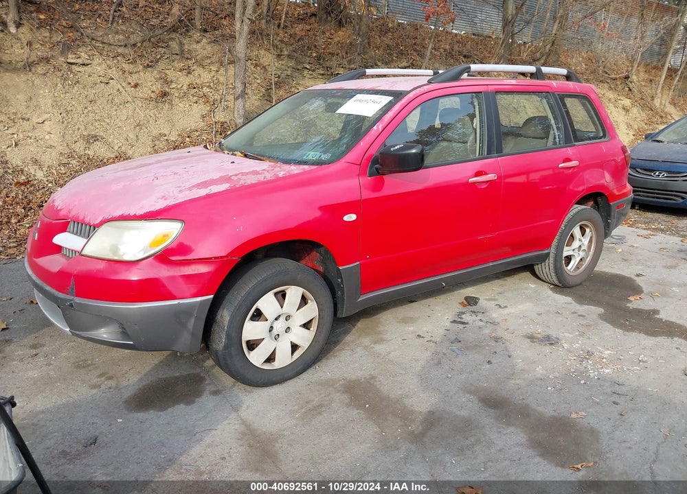 2005 MITSUBISHI OUTLANDER LS VIN: JA4LX31F55U020011