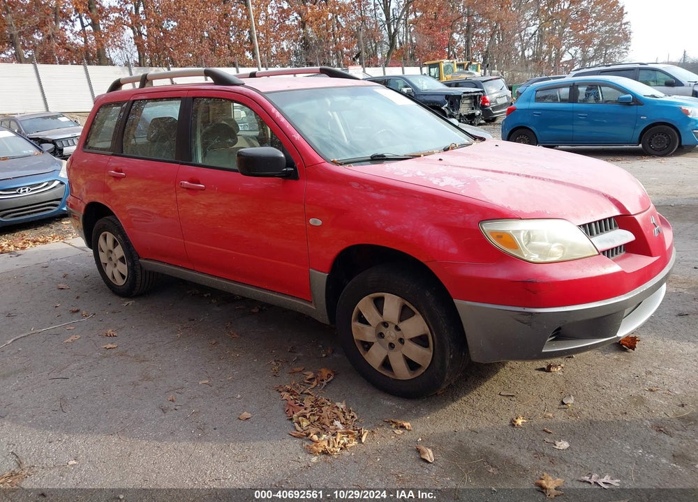 2005 MITSUBISHI OUTLANDER LS VIN: JA4LX31F55U020011