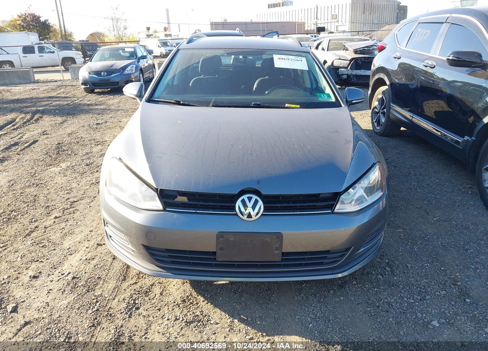 2016 VOLKSWAGEN GOLF SPORTWAGEN TSI S 4-DOOR VIN: 3VWC17AU6GM508448
