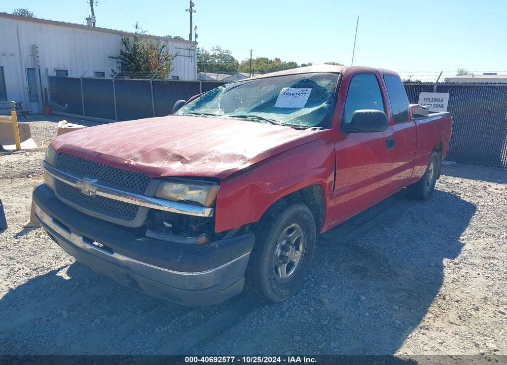 2004 CHEVROLET SILVERADO 1500 WORK TRUCK VIN: 2GCEC19T041376191