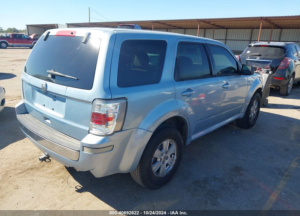 2008 MERCURY MARINER I4 VIN: 4M2CU81Z48KJ06605