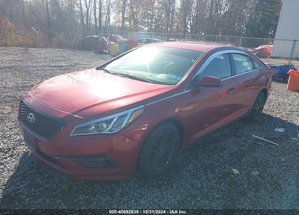2015 HYUNDAI SONATA SE VIN: 5NPE24AF3FH210789