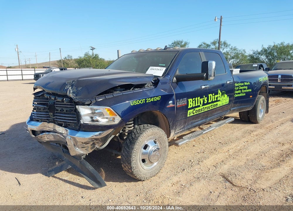 2018 RAM 3500 LONE STAR  4X4 8' BOX VIN: 3C63RRHL2JG268218