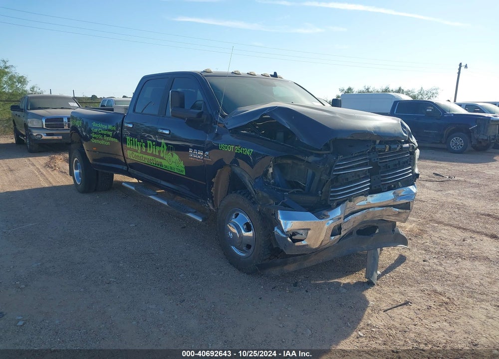 2018 RAM 3500 LONE STAR  4X4 8' BOX VIN: 3C63RRHL2JG268218