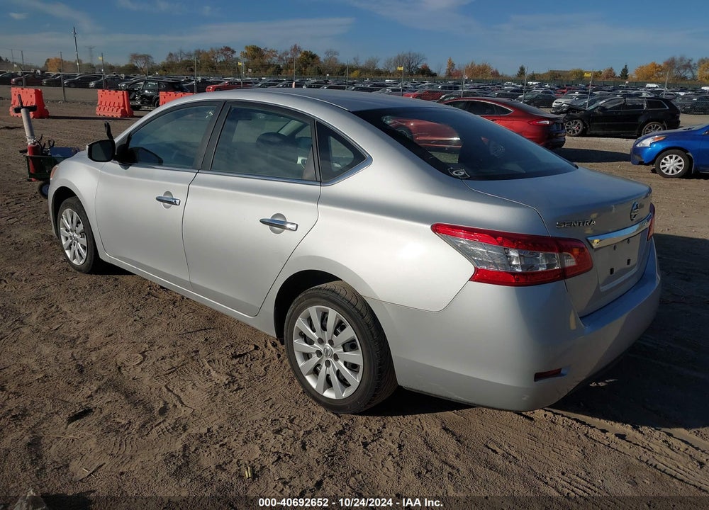 2013 NISSAN SENTRA VIN: 1N4AB7AP8DN910190