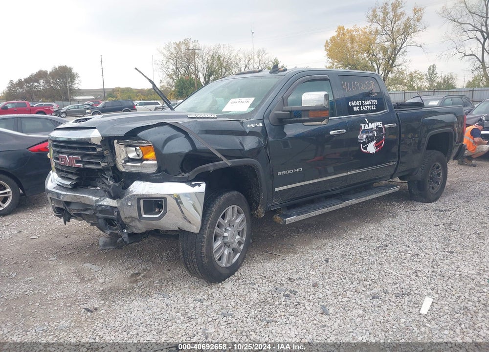 2019 GMC SIERRA 2500HD SLT VIN: 1GT12REY9KF142400