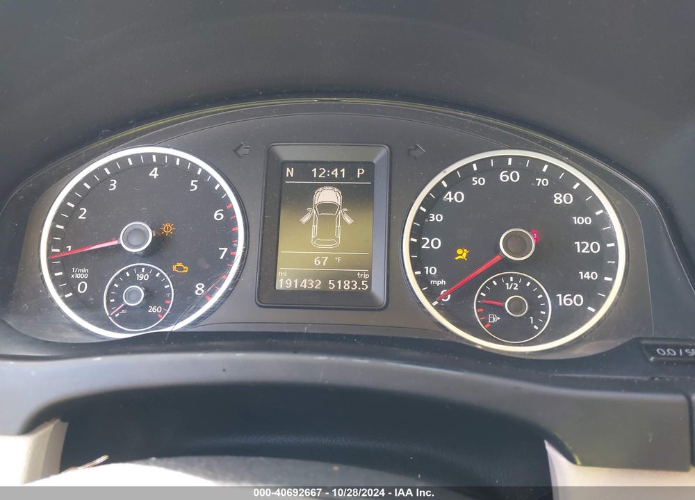 2013 VOLKSWAGEN TIGUAN SEL VIN: WVGBV3AX7DW091497