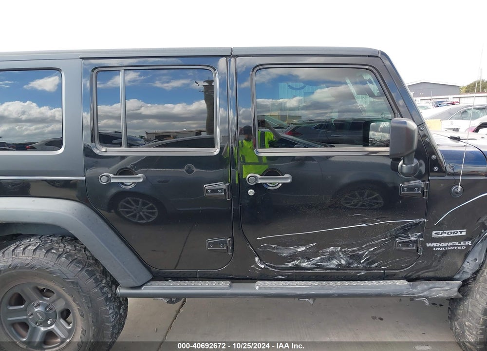 2016 JEEP WRANGLER UNLIMITED SPORT VIN: 1C4BJWDG6GL150719